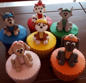 doces decorados Patrulha Canina