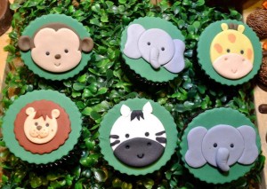 doces decorados Safari