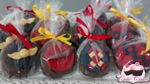 pães de mel com decoração Harry Potter