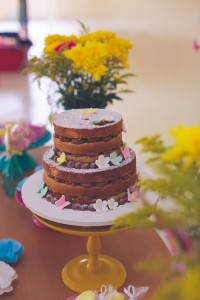 doces decorados no tema jardim