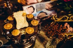 doces decorados 40 anos