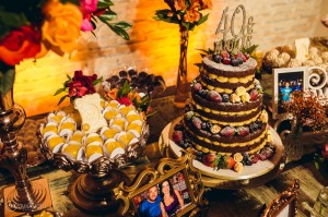 doces decorados 40 anos