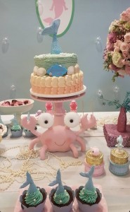 doces decorados no tema sereia