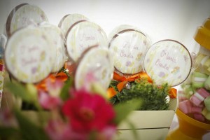 doces decorados no tema jardim