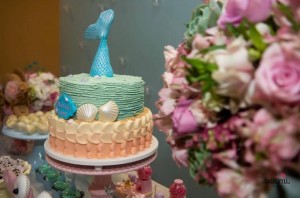 doces decorados no tema sereia
