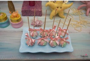 doces decorados no tema sereia