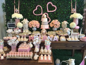 doces decorados no tema ovelhinhas