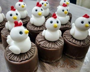 doces decorados no tema fazendinha