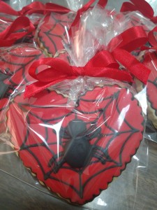 doces decorados mulher aranha / homem aranha