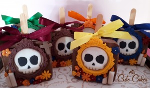 doces decorados dia dos mortos