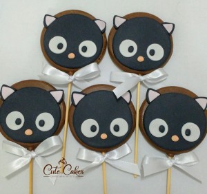 doces decorados no tema gatinhos