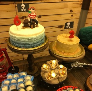 doces decorados pirata