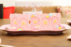 doces decorados chuva de amor