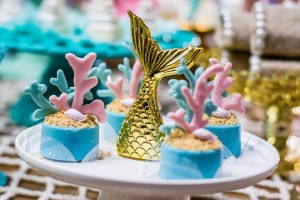 doces decorados sereia