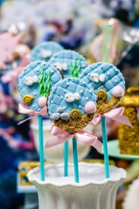 doces decorados sereia