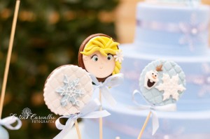 doces decorados Frozen