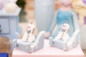 doces decorados Frozen