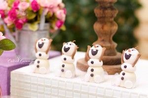 doces decorados Frozen