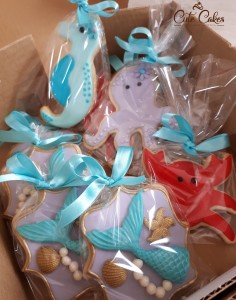 doces decorados ariel pequena sereia