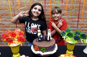 festa baladinha neon