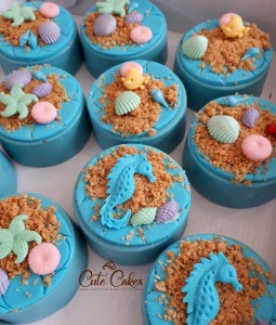 doces decorados ariel pequena sereia