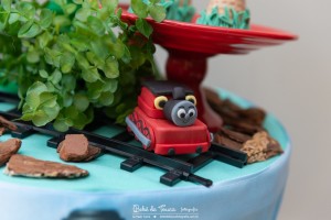 doces decorados Thomas e seus amigos