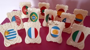 doces decorados no tema viagens