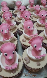 cupcakes dinossauro